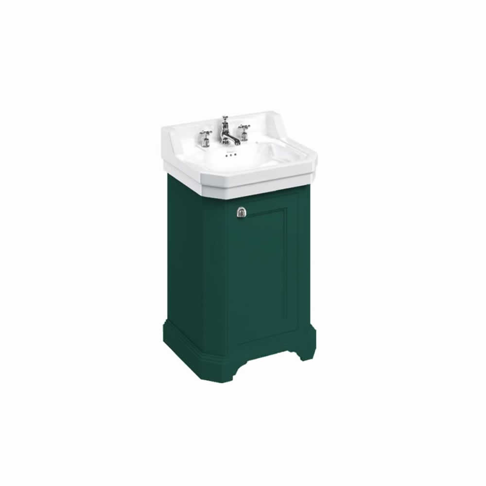 Burlington Edwardian basin unit with door (for B4 basin) - Matt Green
